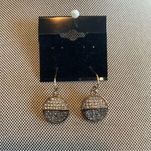 Elegant Gold and Silver Earrings